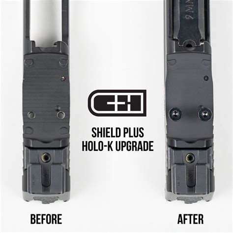 ) Holosun doesn't include the cutouts for the rear lugs, only the front ones. . Best optic for shield plus